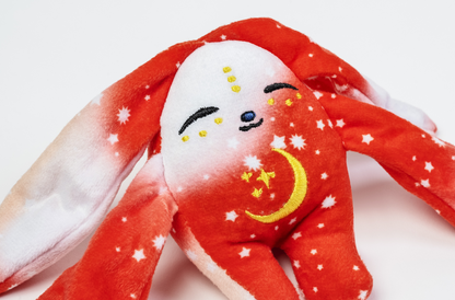 Moon Pals Rover Mini Wrist Hugger Plush toy showing a soft, cuddly plush wrist hugger with rover design from the Moon Pals collection.