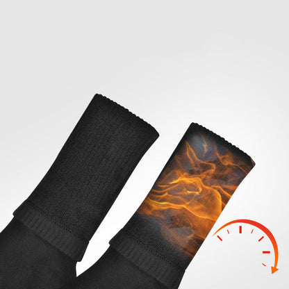 Warm feet artifact for winter, compact foot warmer device with a simple design