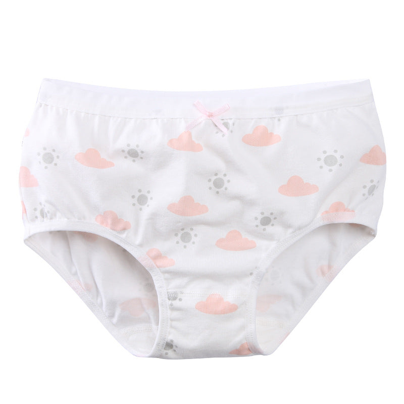 Children's women's triangle cotton boxer underwear in a simple, comfortable design