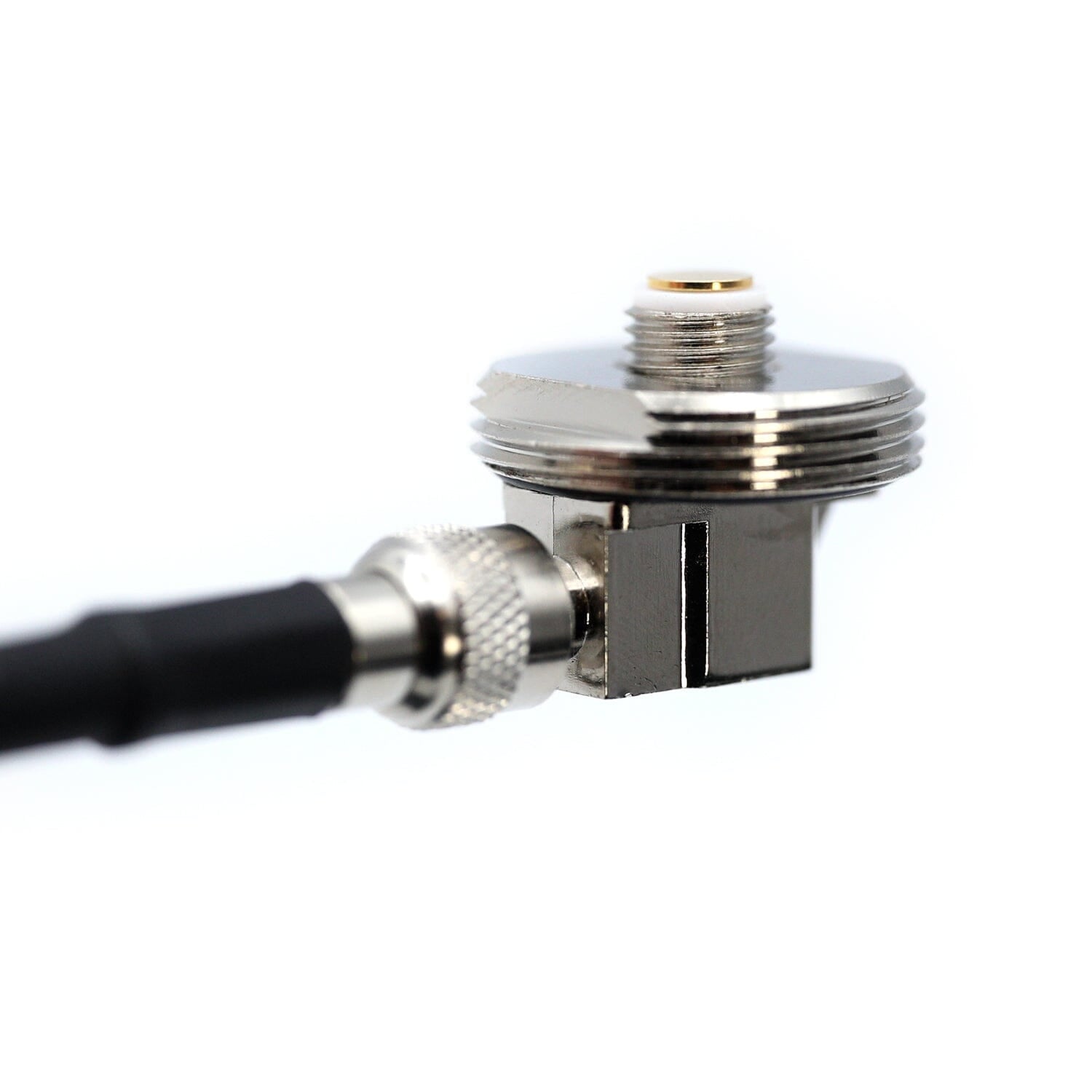 15 Ft Antenna Cable with Removable Mini 3/8 NMO Bulkhead Mount - BACKUPMYFILESNOW.COM®