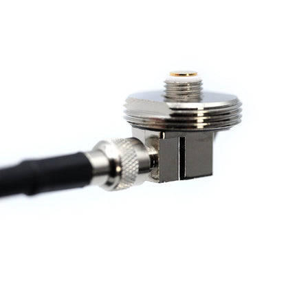 15 Ft Antenna Cable with Removable Mini 3/8 NMO Bulkhead Mount - BACKUPMYFILESNOW.COM®