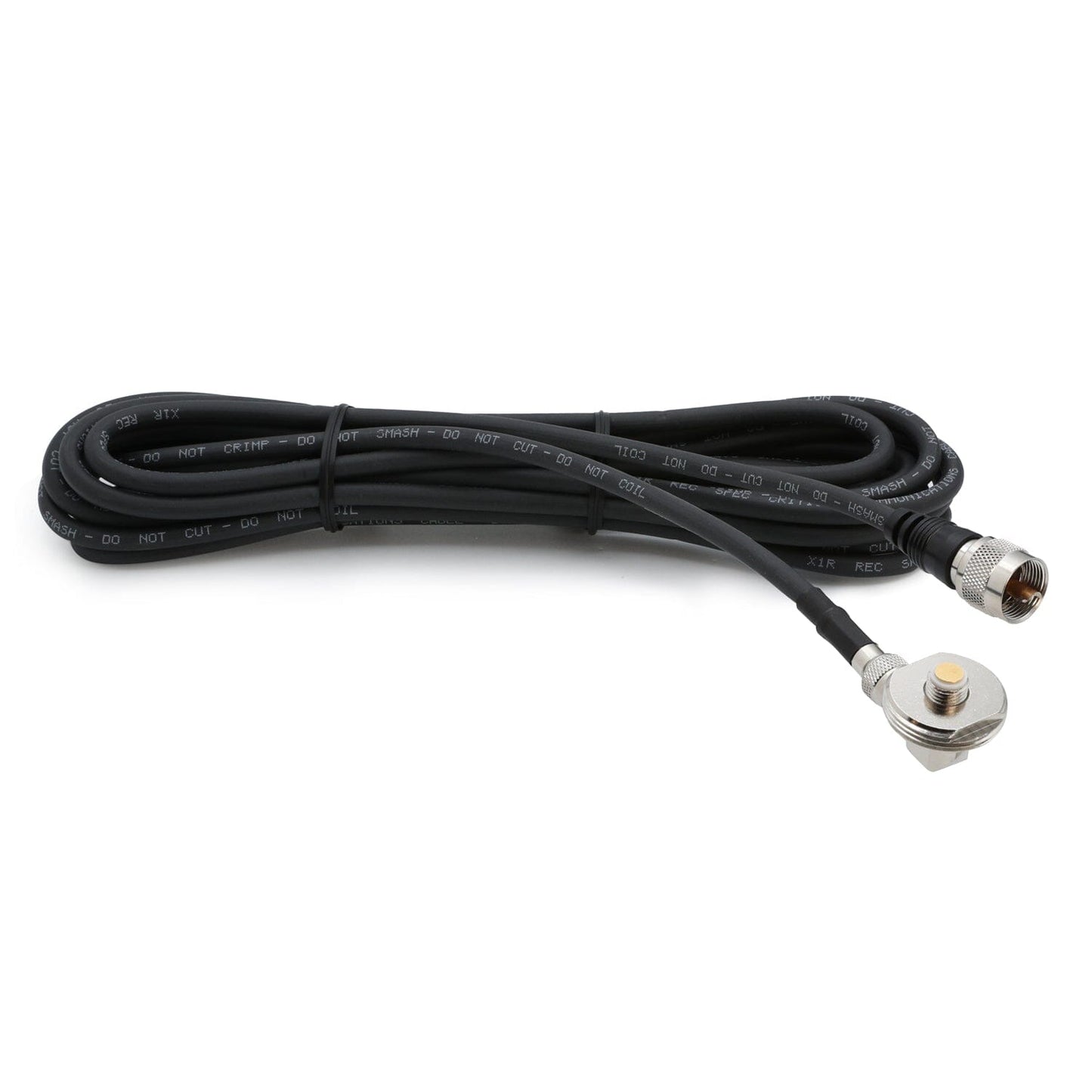 15 Ft Antenna Cable with Removable Mini 3/8 NMO Bulkhead Mount - BACKUPMYFILESNOW.COM®