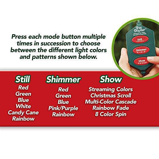 LED Christmas tree decoration string lights for holiday tree and seasonal home decor