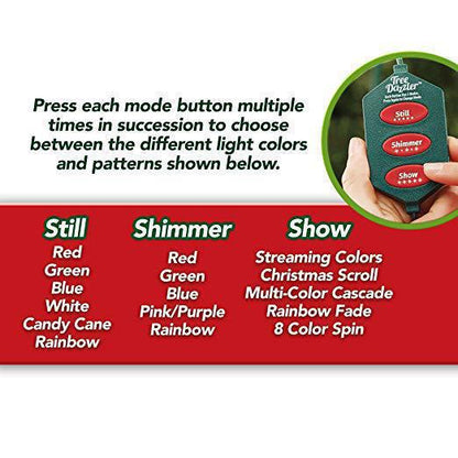 LED Christmas tree decoration string lights for holiday tree and seasonal home decor