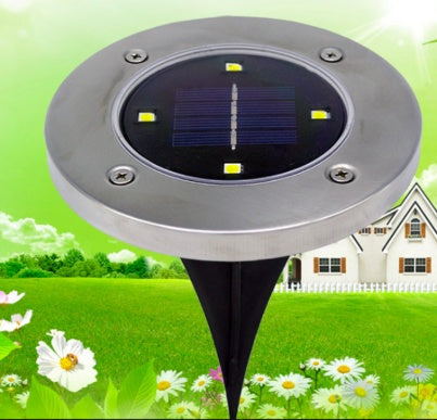 Outdoor stainless steel garden landscape light with modern cylindrical design