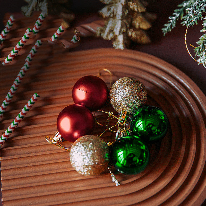 Christmas decorations scene layout stickers with festive holiday designs for seasonal decorating