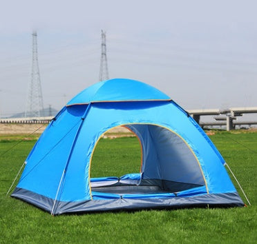 Camping tent by My Store pitched outdoors with a spacious interior and durable fabric walls