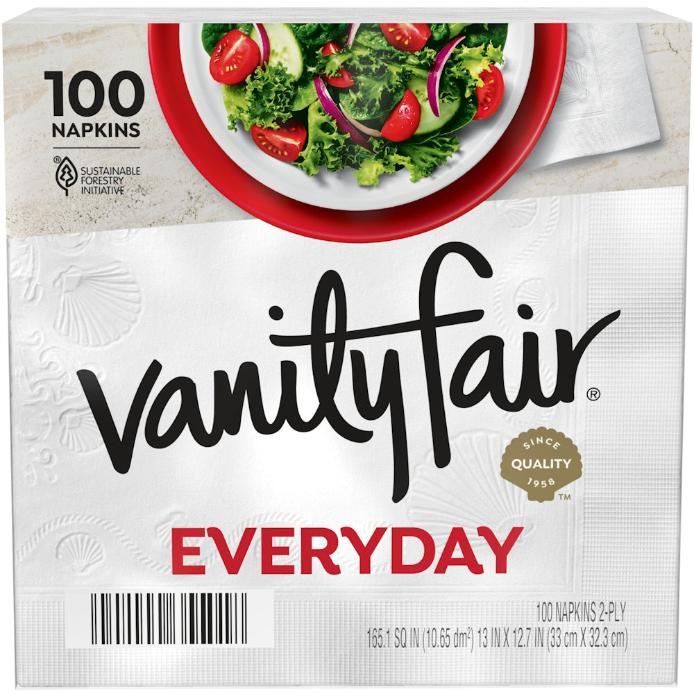 Vanity Fair Napkins, Casual, Everyday, 2 Ply