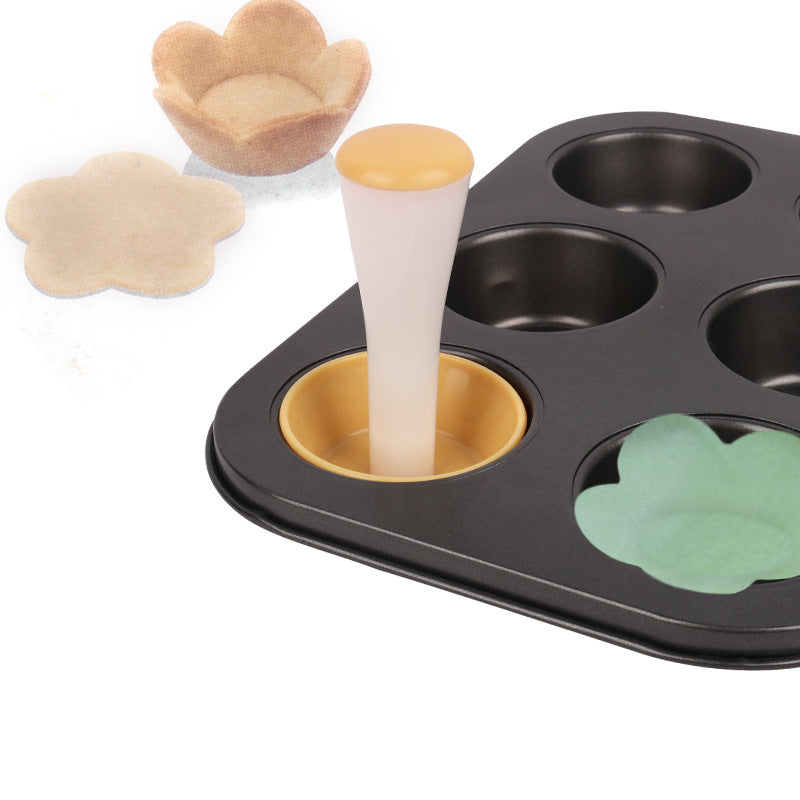Flower and round crust mold pastry cup maker, multi-shape baking mold tool