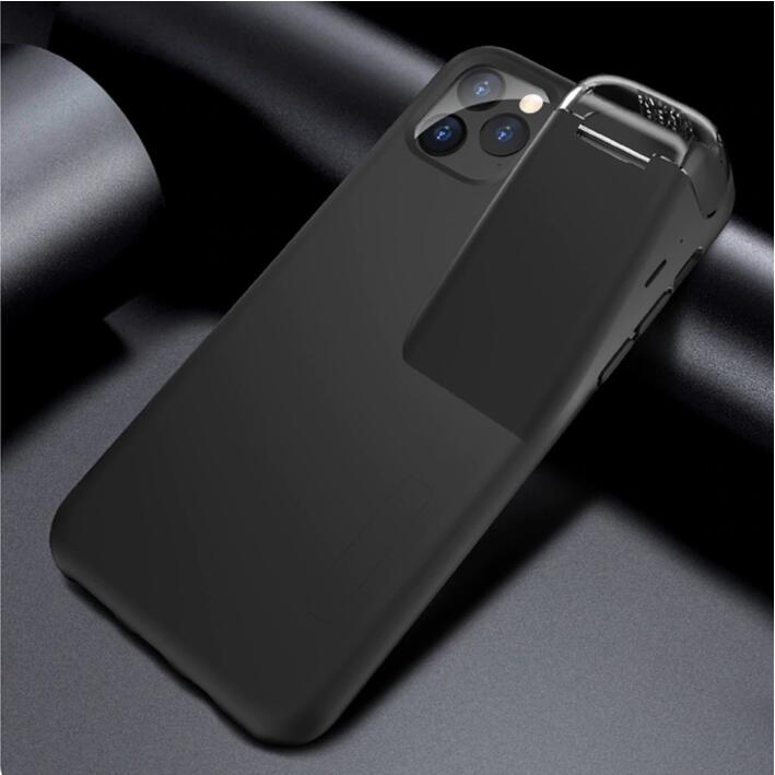 Black edge cover for Apple AirPods charging case, compatible with iPhone