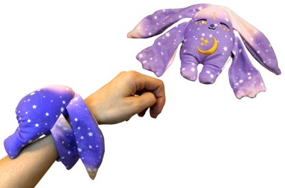 Moon Pals Polli Mini Wrist Hugger Plush, soft and colorful wrist accessory with cute plush design.