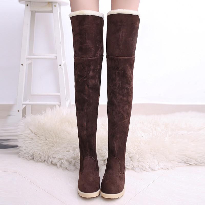 New style over-the-knee warm fur snow boots