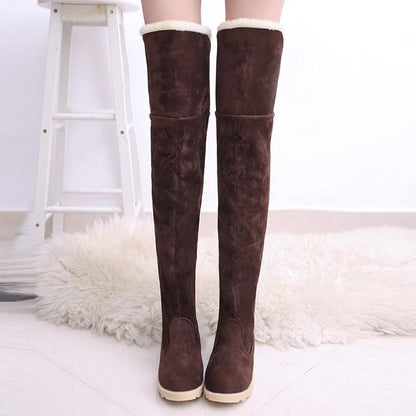 New style over-the-knee warm fur snow boots