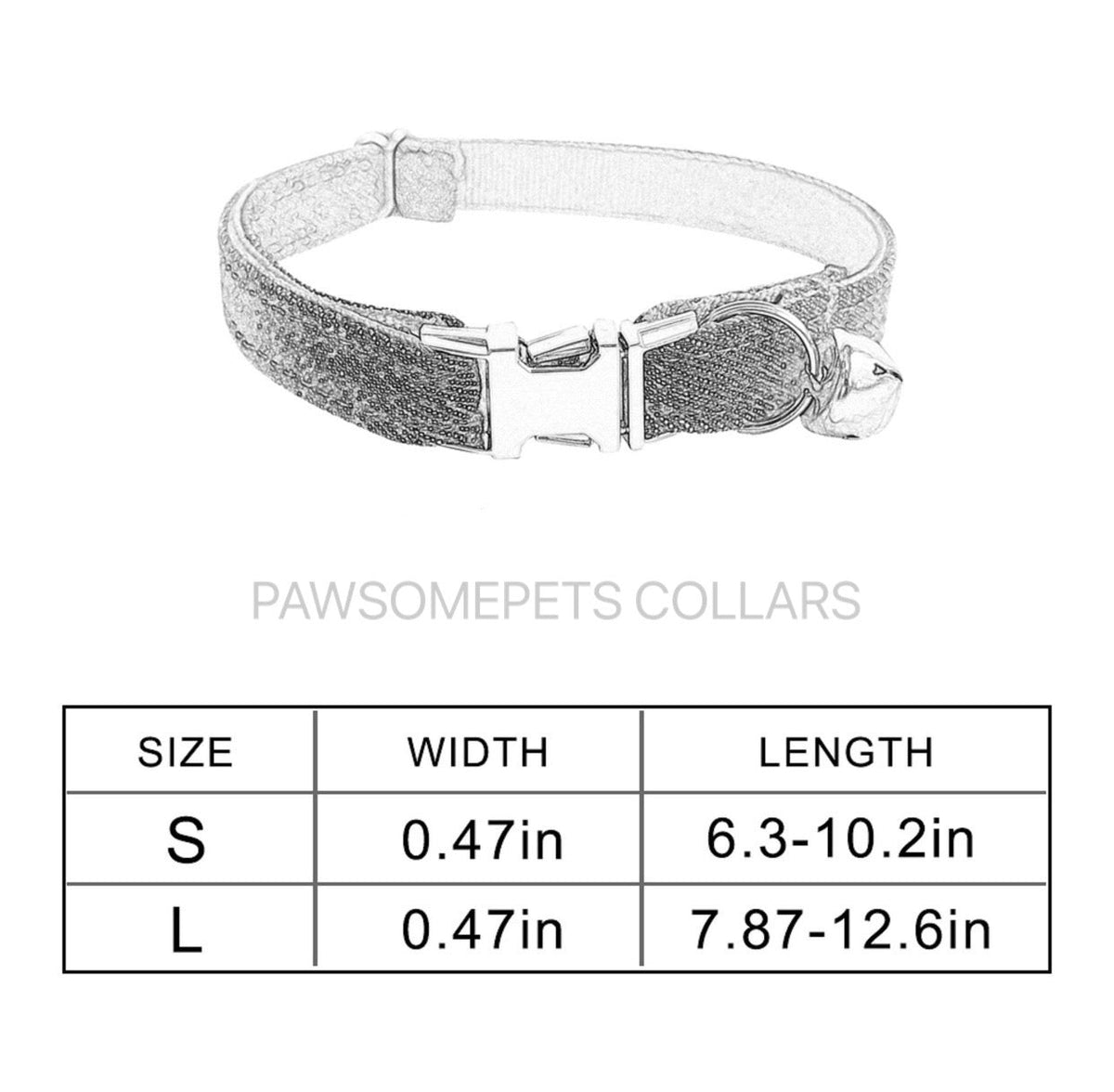 Dark blue jeans collar for pets with a stylish, comfortable fit, made by Pawsome Pets.