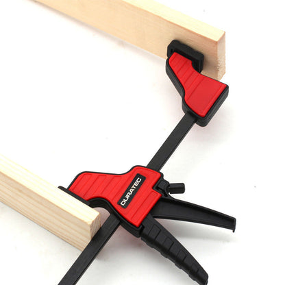 Woodworking clamp by My Store, metal bar clamp with adjustable jaw for securing wood pieces