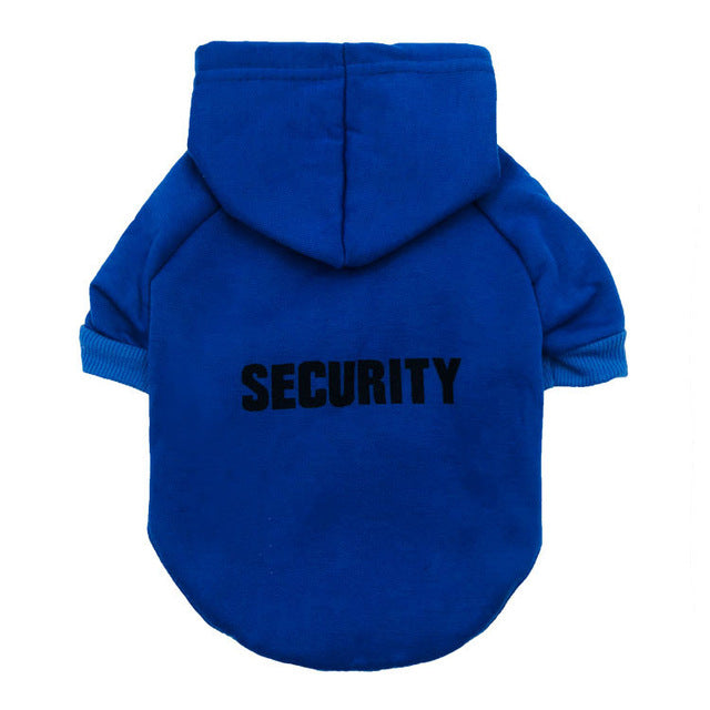 Fleece cloth security pet sweater by My Store, soft cozy design for small pets