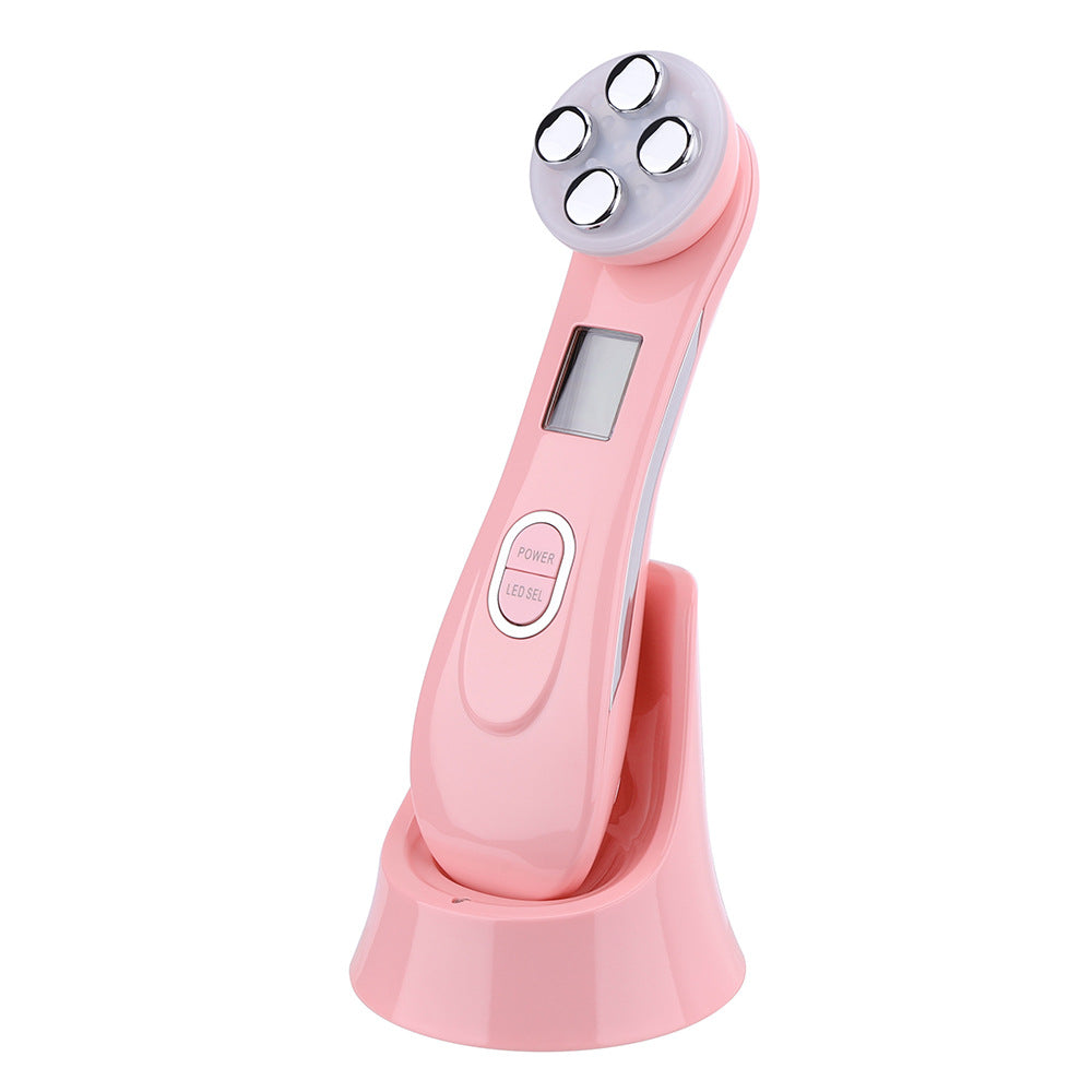 Multifunctional skin rejuvenation care instrument in white with handheld design