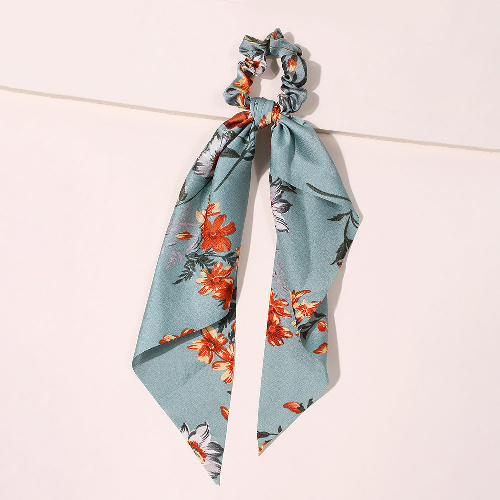 Cute scrunchies pack and headband for women in assorted colors