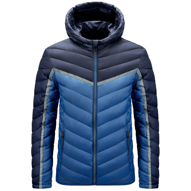 Men's winter cotton clothing in warm seasonal style