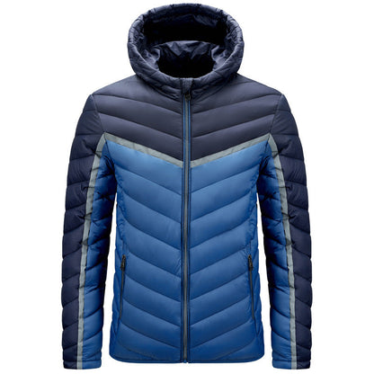 Men's winter cotton clothing in warm seasonal style