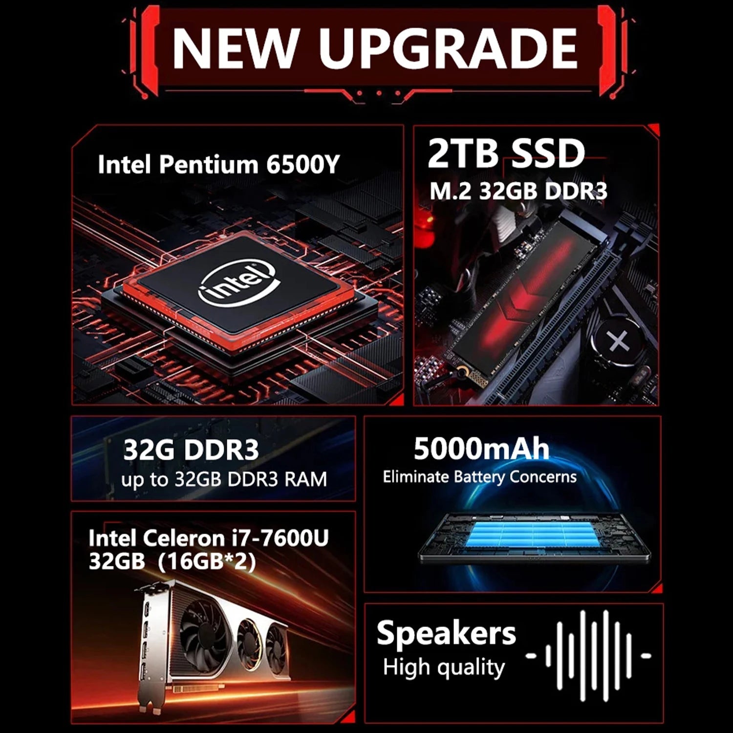 15.6" HOT Laptop 32GB DDR3 512GB 1TB 2TB SSD Windows11 Notebook Pc Gamer Intel 6500Y Office Computer with Backlit Fingerprint - BACKUPMYFILESNOW