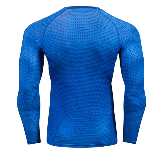 Long sleeve breathable quick-drying fitness training clothes by My Store