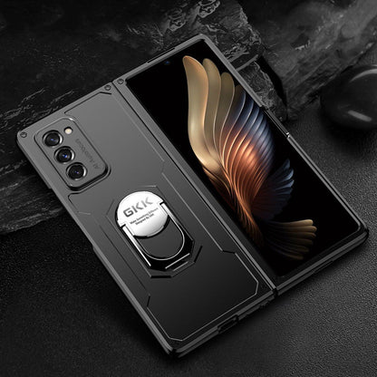 All-inclusive magnetic phone case with stand in a sleek protective design for smartphone use