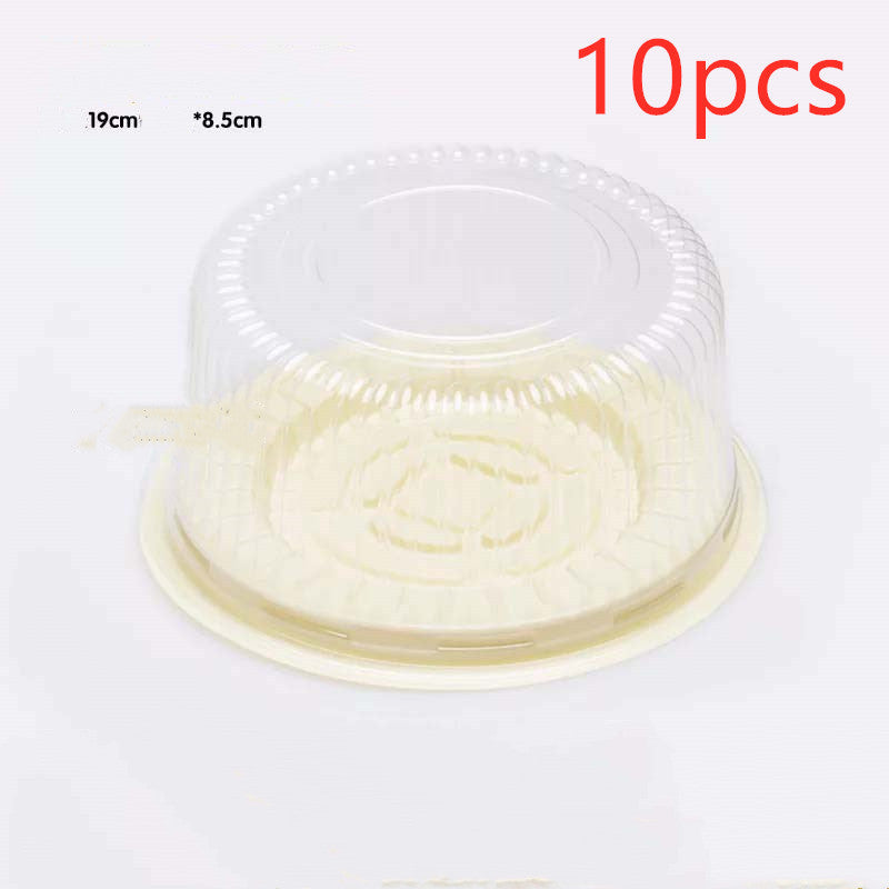 Transparent round blister cake packaging box for cake and dessert presentation