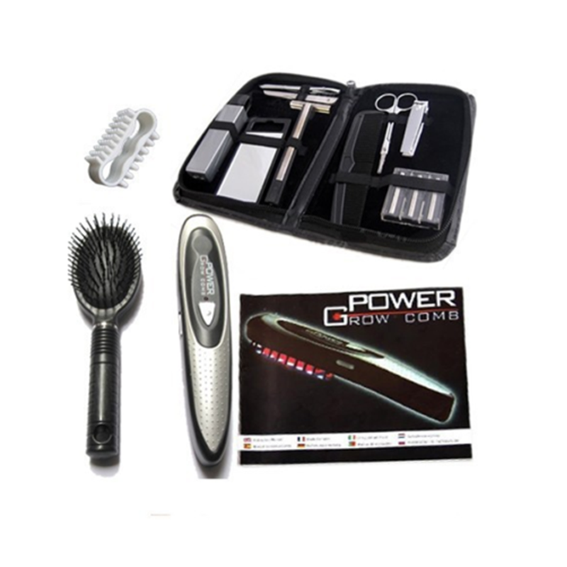 Laser hair loss therapy device with red light treatment cap for scalp and hair growth support