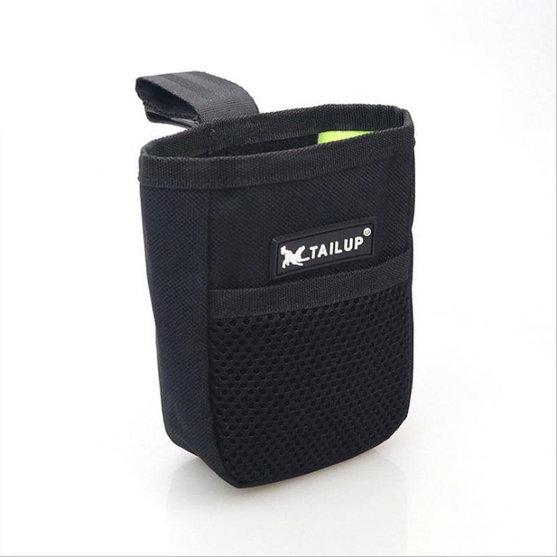 Training dog snack bags for carrying treats during pet walks and obedience training