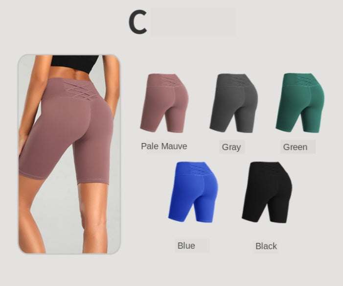 Women's fitness shorts by My Store in a comfortable athletic design