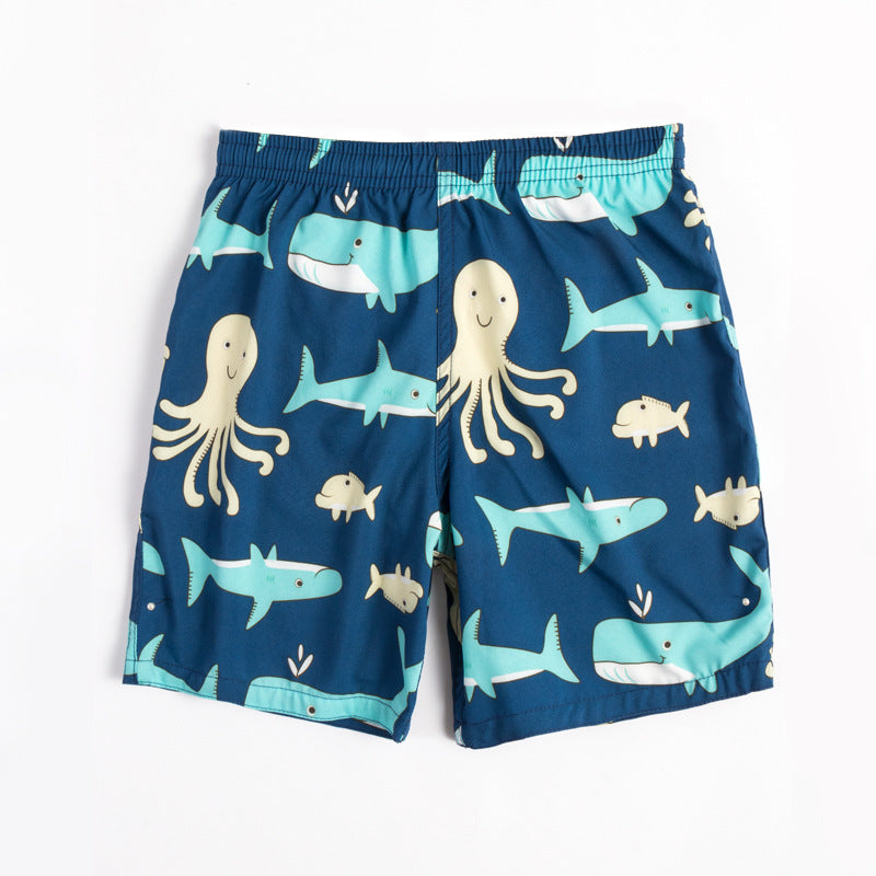 Children's beach shorts boxer swimming trunks in a colorful, comfortable design by My Store
