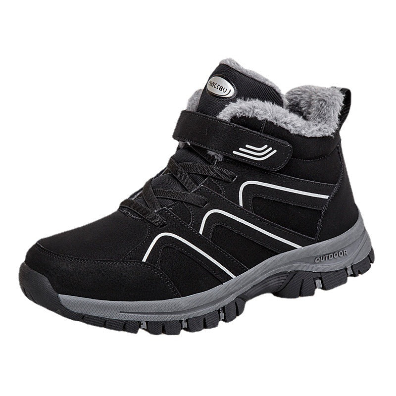 Fashionable winter fleece warm elderly shoes in a comfortable, supportive design