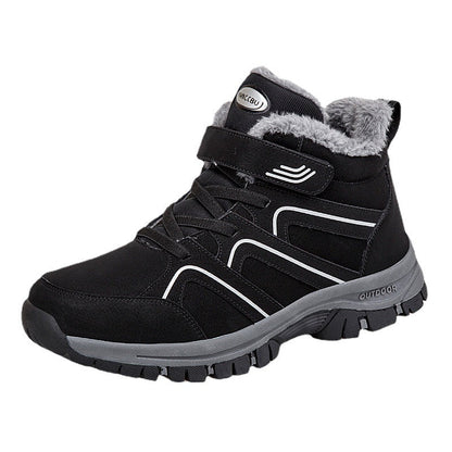 Fashionable winter fleece warm elderly shoes in a comfortable, supportive design
