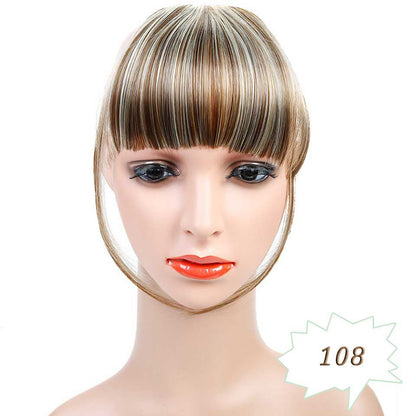 3D clip-in bangs hair extensions by My Store, shown from the front in a natural style