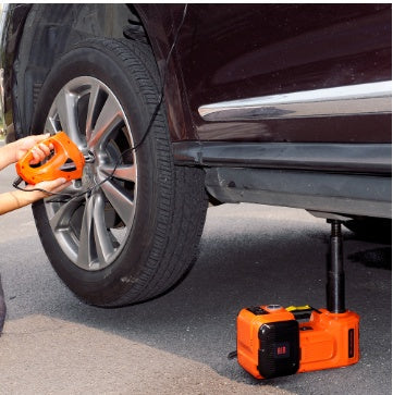 Automotive electro-hydraulic jack by My Store shown in a compact portable design