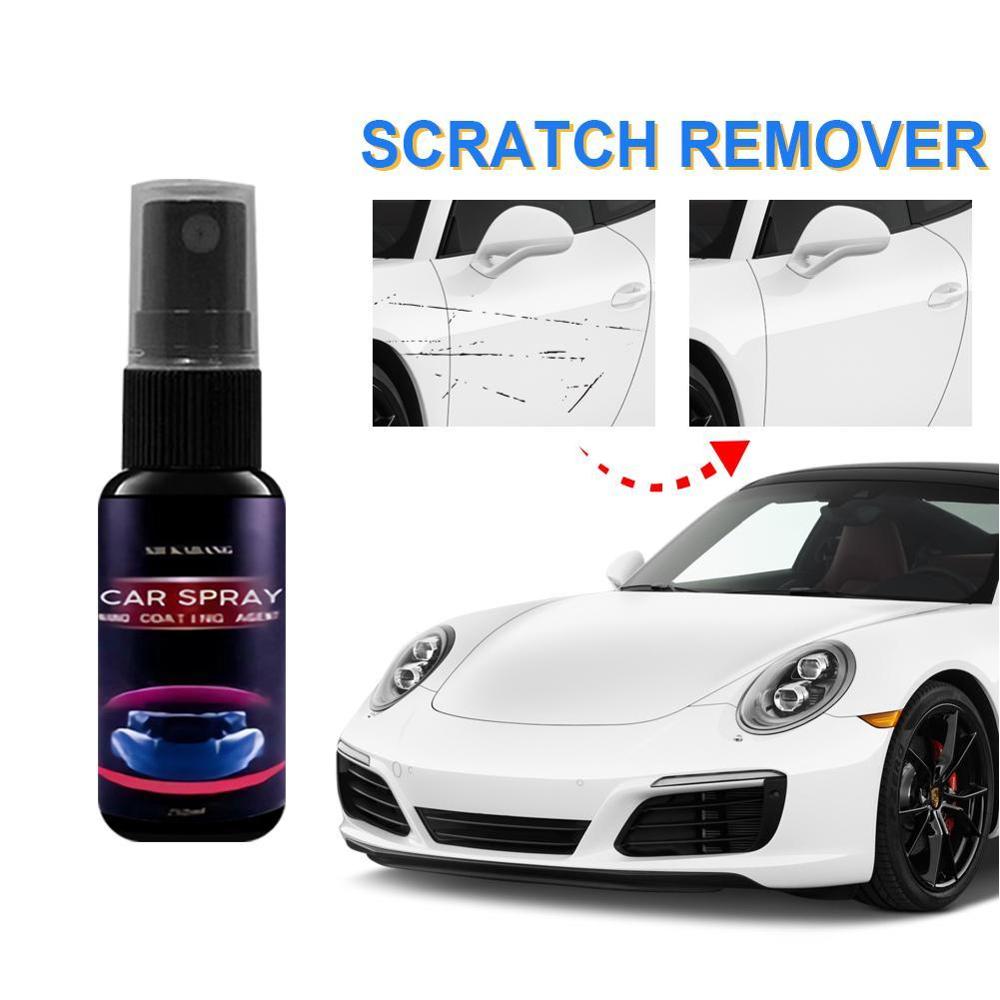 Nano car repairing spray bottle for automotive surface repair and maintenance