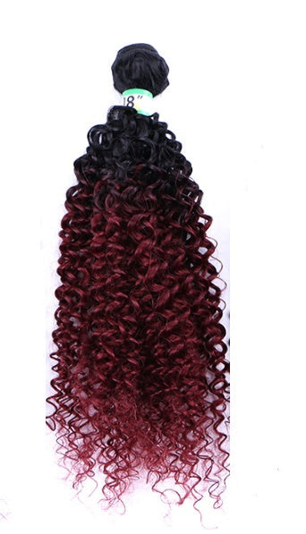 European and American wig, long styled synthetic hair in a natural-looking finish