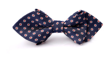 British dog bow tie pet accessory by My Store, patterned fabric tie on a pet collar