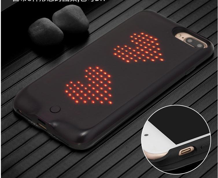 LED phone case with illuminated edge lighting in a slim protective design
