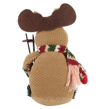 Christmas elk Santa Claus snowman decorations featuring festive holiday figures for seasonal display