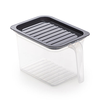 Household refrigerator crisper drawer by My Store, clear plastic storage bin for fresh produce