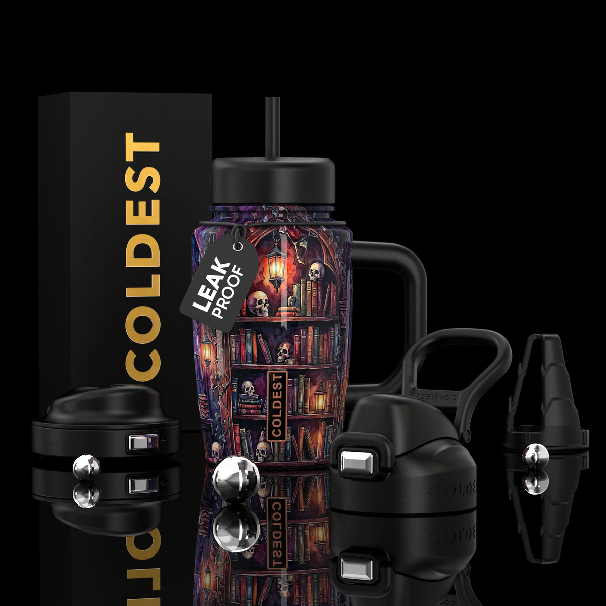 Coldest Limitless Ultra v8 15oz insulated tumbler with a sleek design, ideal for keeping beverages hot or cold.