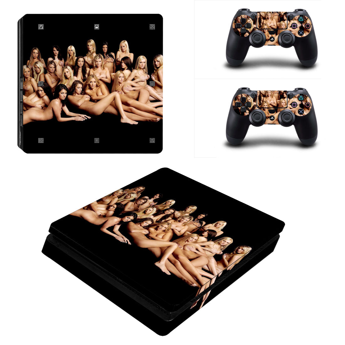 PS4 sticker film decal, close-up product image.
