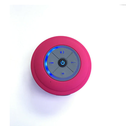 Mini waterproof Bluetooth speaker in compact black design, My Store brand