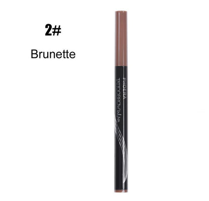 Ultra-fine four-comb eyebrow pencil with long-lasting design in close-up product view
