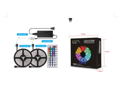 RGB 5050 LED strip light by My Store, flexible multicolor lighting strip rolled for display