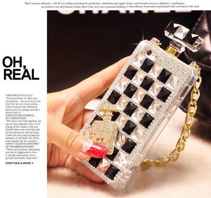 Luxury diamond TPU rhinestone bling phone case cover in sparkling crystal design