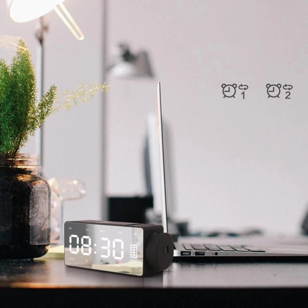 S91S wireless Bluetooth speaker clock with digital display and compact modern design