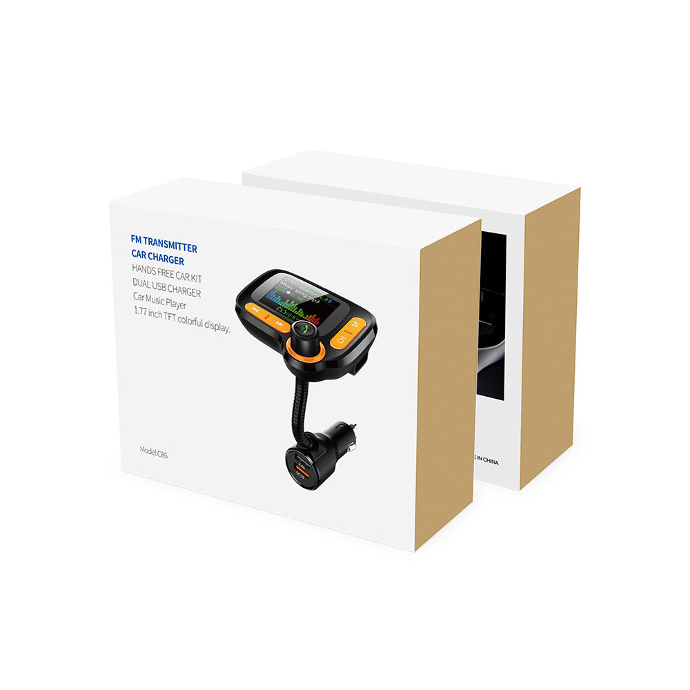 Car Bluetooth multi-function player with large color screen, dashboard-mounted device